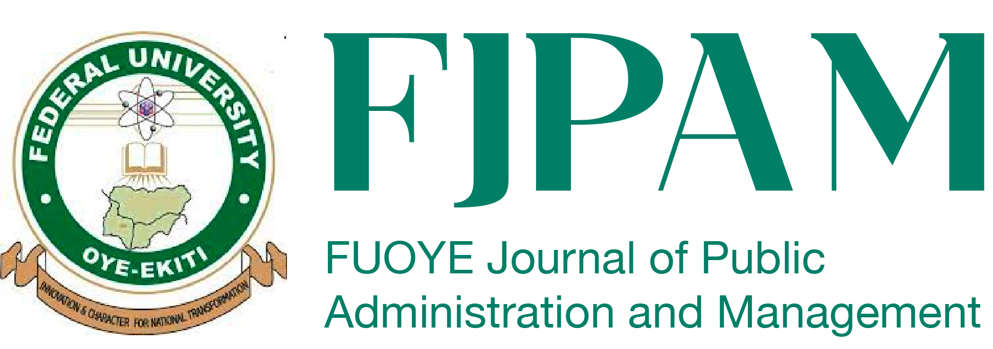  FUOYE JOURNAL OF PUBLIC ADMINISTRATION AND MANAGEMENT